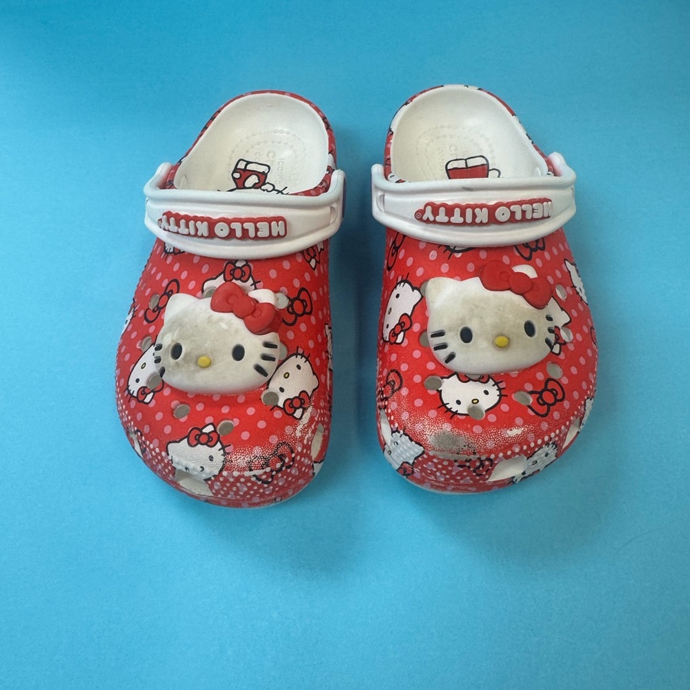Hello Kitty Red Clogs